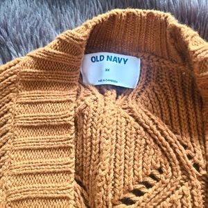 Old Navy Cardigan. Rusty Mustard Color. Size 3X.